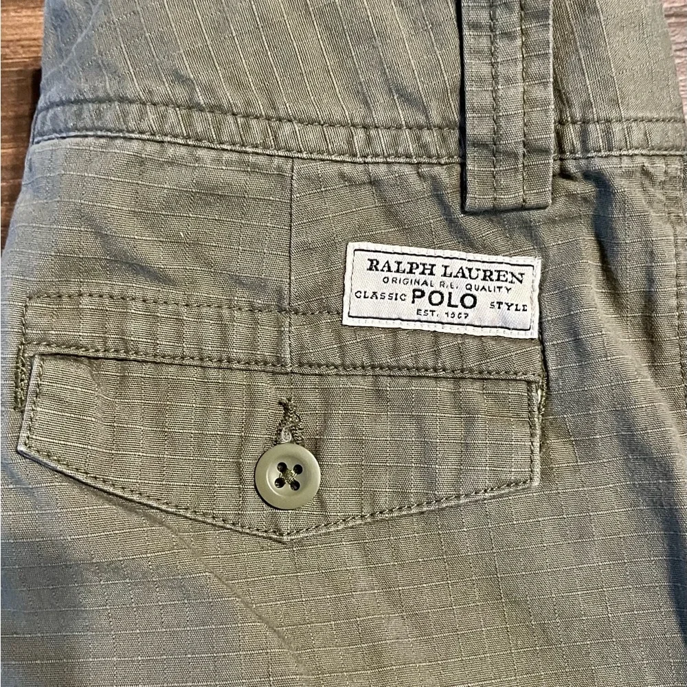 Polo by‎ Ralph Lauren Green Knee-Length Cargo Shorts